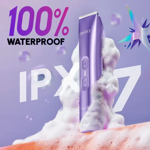 Recortadora De Bikini Byart Eléctrica Impermeable Ipx7 Con D