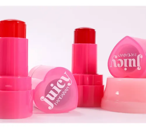 Kit De 9 Barras Rubor Gel Mate Corazón Hidratante Duradero