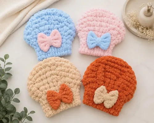 Turbante Gorro De Baño Para Cabello Super Absorbente Premium