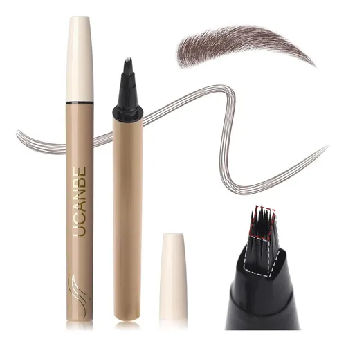 Lápiz De Cejas Ucanbe Marrón Ceniza Impermeable 12,7 Cm