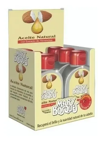 Mary Bosques Aceite Natural De Almendras  60ml X 3 Unidades