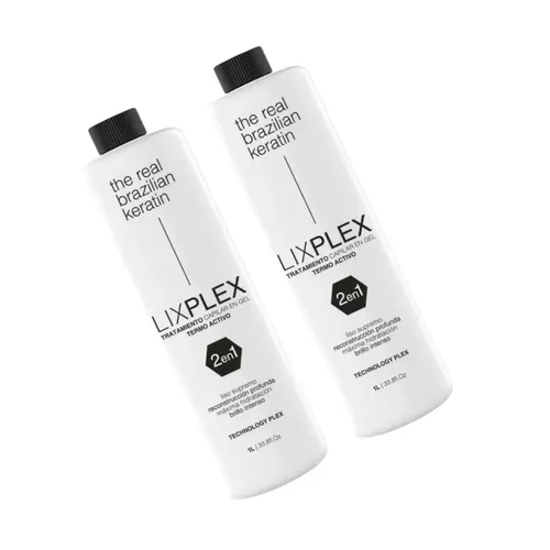 Alisado Lix Plex 2 En 1 + Alisado Botox 1 Lt