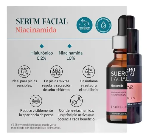 Sueros Faciales Hidratación Y Rejuvenecimiento 2u Biobellus