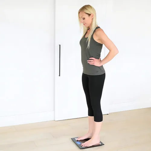 Balanza Digital Escali con Medidor de Grasa Corporal y Vidrio para Baño