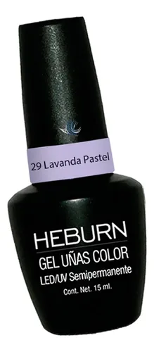 Esmalte Gel Led/uv 29 Lavanda Pastel Semipermanente Heburn