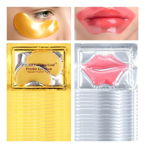 20 Mascarillas Parches Para Labios Colageno Y Ojeras Antiage
