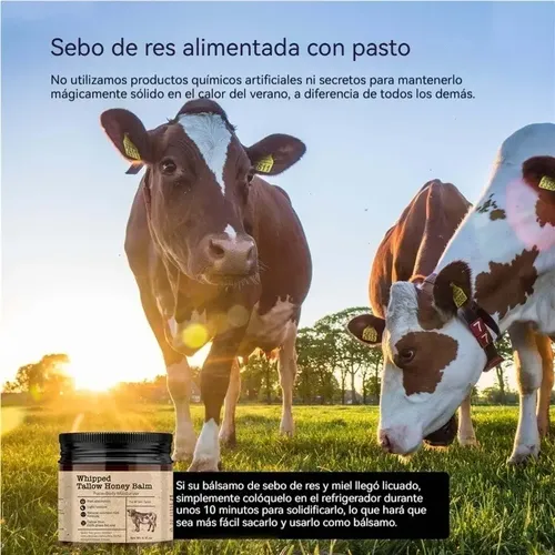 Lc Crema De Sebo De Res Alimentada Con Pasto 120 G 2pcs .j