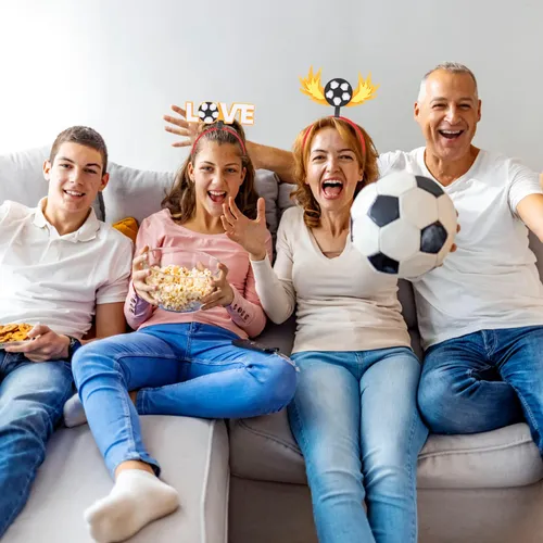 4 Unidades De Aros Para El Pelo De Fútbol, Diademas Para Fie