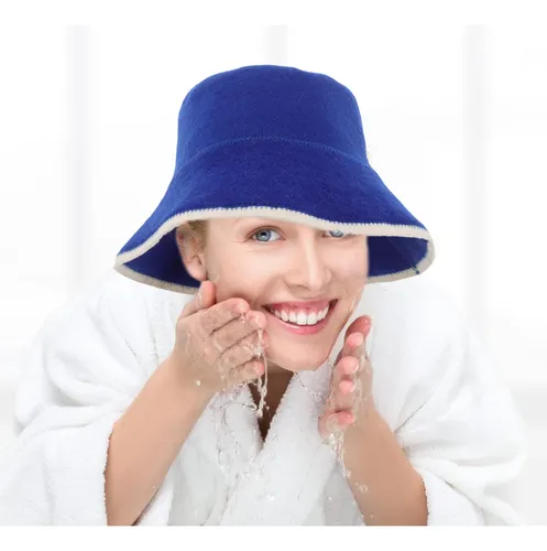 Gorro De Sauna De Lana De Fieltro, Gorro De Baño Grueso Y Ab