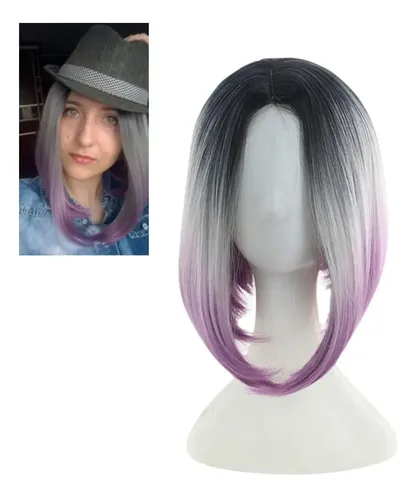 Sintético Corto Teñido Bob Mix A101 Color Cabello &tw