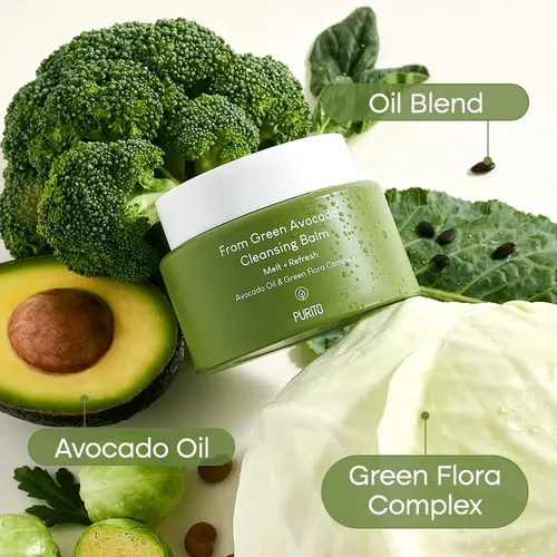 Bálsamo Limpiador Purito De Aguacate Verde 100ml Vegan Korea