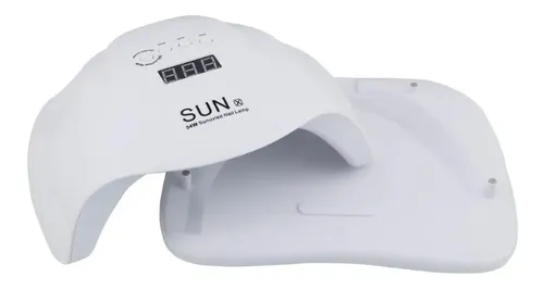 Cabina Uñas Profesional Uv Led 54w Sun X Semi-gel-acrilico Color Blanco