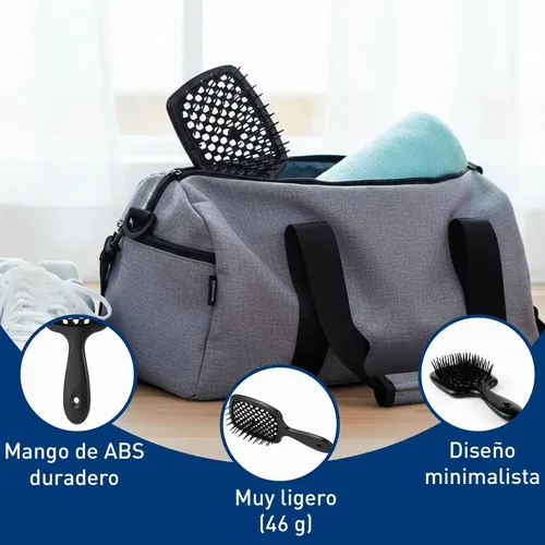 Cepillo For Desenredar El Cabello, Mango Ergonómico Amplio C