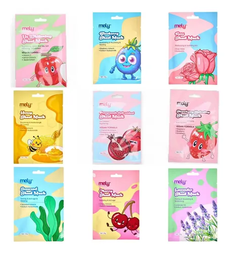 Kit X2 Mascarillas Faciales Hidratantes Nutritivas Skincare