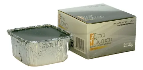 Emal Diaman Cera Depilatoria Caja X200 Cera Negra