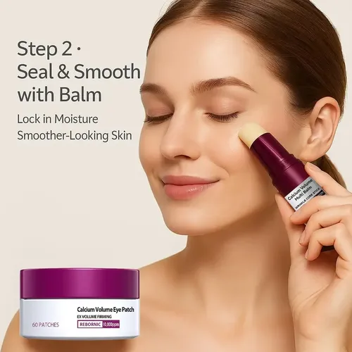 Set Parches Contorno De Ojos Y Bálsamo Facial Antiedad
