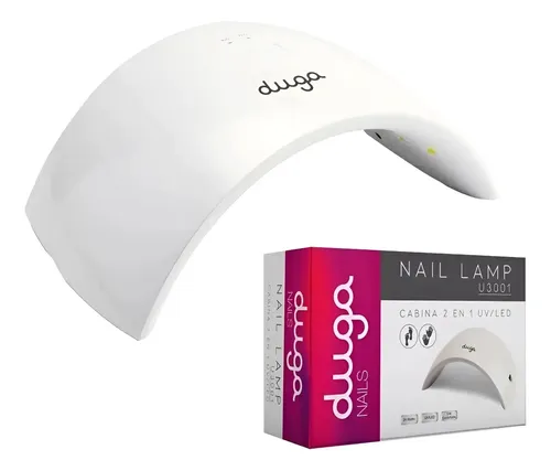 Duga Cabina Para Uñas Manicuria Led Uv U3001 Blanco 3c