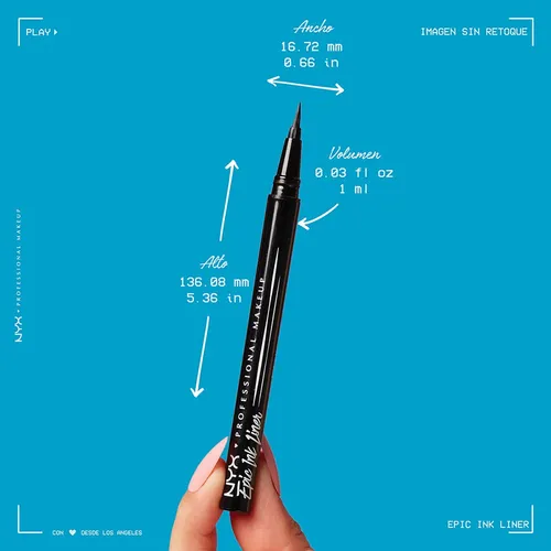 Delineador De Ojos En Fibra Nyx Professional Makeup Epic …