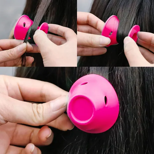 Rulos Para El Cabello Janyun Set De 40 Piezas En Silicona Ro