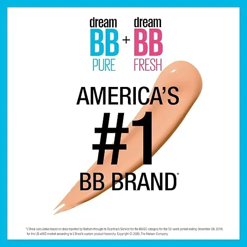 Maybelline Dream Pure Bb Cream Acné Ácido Salicílico Tono