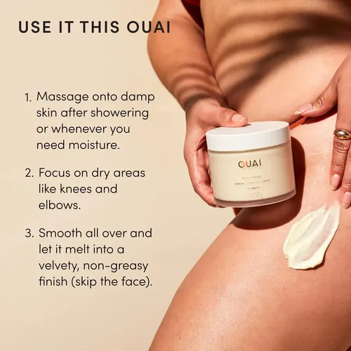 Crema Corporal Ouai Hidratante Textura Batida Para Piel Seca Coco