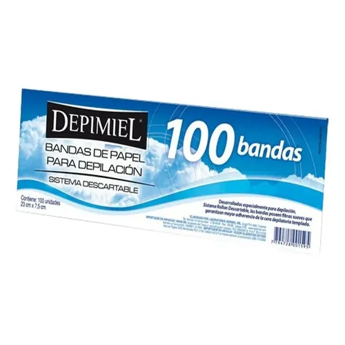 Bandas De Papel Para Depilacion Descartable Depimiel X 200u