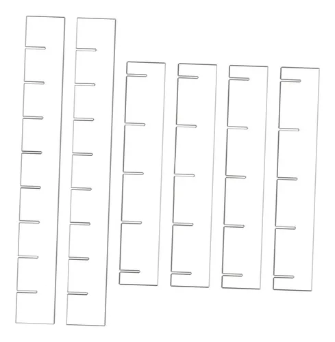 Set De 6 Divisorias Para Gaveta De Maquiagem Branco