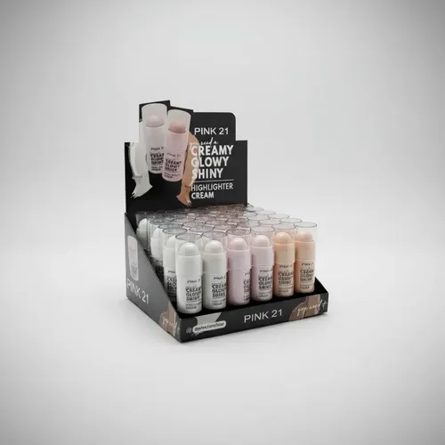 Iluminador En Barra Creamy Glowy Shiny Pink 21