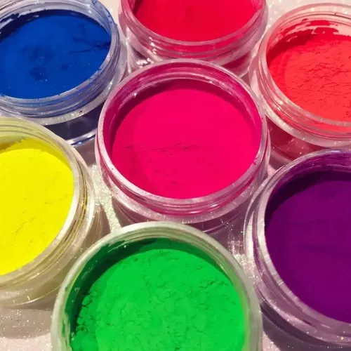 6 Pigmentos Sombras Neon Para Maquillaje O Sombra De Ojos