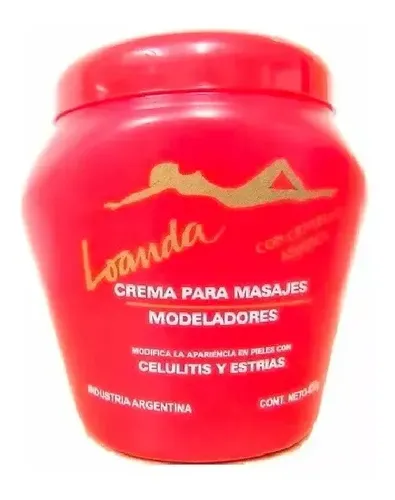 Loanda Crema Reductora Para Masajes Centella Asiatica X 450g