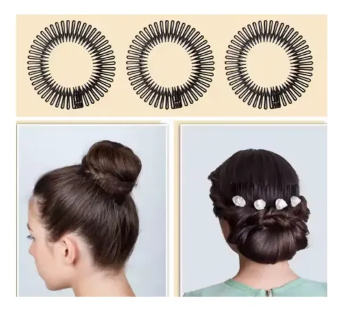 Vinchas Zig Zag Circulares X6 Diadema Plastica Mayorista