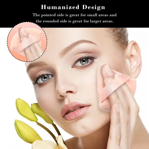 Esponjas De Maquillaje Rareius Triangulares Para Polvo 8 Uni
