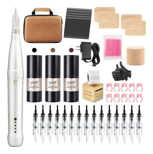 Set Profesional De Maquillaje Semipermanente Para Cejas,