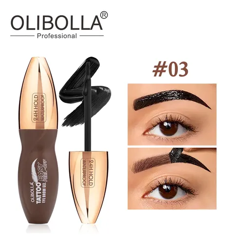 Gel Tint Cejas Efecto Tatuaje Larga Duración 4 Color Shades