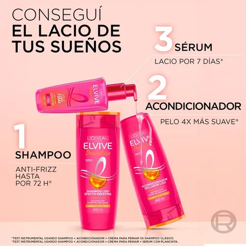 Shampoo Elvive Dream Liso 200ml