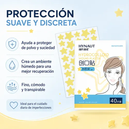 Parches Hidrocoloides Estrella Acne 3 Cajas 120 Pzs