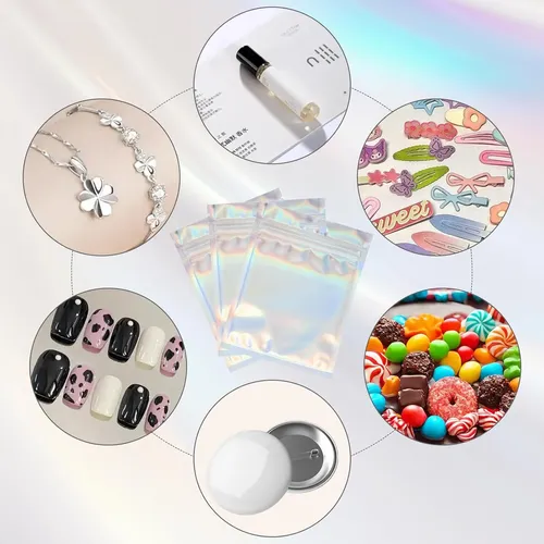 Esuohym Kit Soporte Y Bolsas Para Uñas 50 Uds