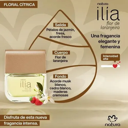 Perfume Natura Ilia Flor De Laranjeira Eau De Parfum 50 Ml