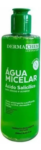 Agua Micelar Dermachem con Ácido Salicílico e Iones, 250ml