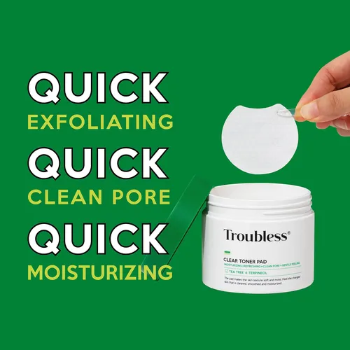 Almohadilla De Tóner Trouless Clear Face 60 Pastillas Tea Tr