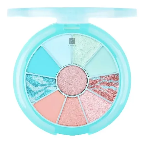 Paleta De Sombras Mint Mood Ruby Rose Color Azul-claro, Verde-claro, Rosa-claro, Prateado, Creme