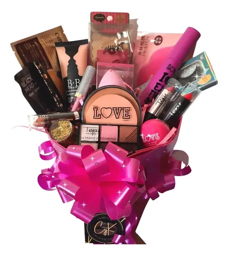 Set Maquillaje Ramo Regalo Quinceañera Aniversario 15 Años