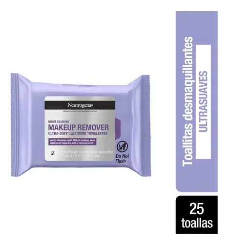 Neutrogena night calming toallitas desmaquillantes 25 unidades