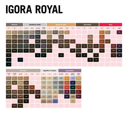 Tintura Schwarzkopf Professional Igora Royal 9-460 en Crema, 60 g