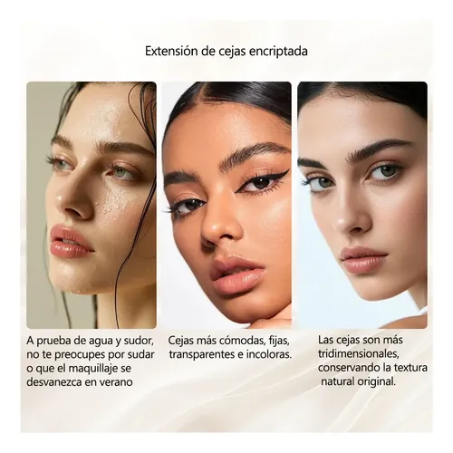 Y Un Gel Para Cejas Transparente E Incoloro H.