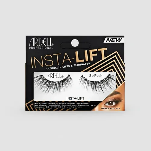 Pestañas Postizas Ardell Insta-Lift So Posh Negra 1 Unidad