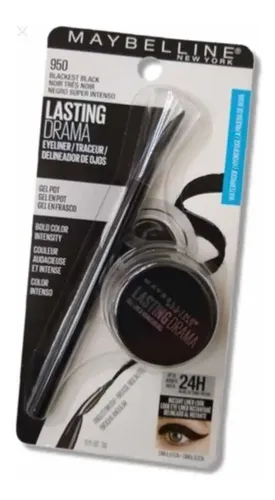 Maybelline Delineador Gel Lasting Drama Waterproof Negro