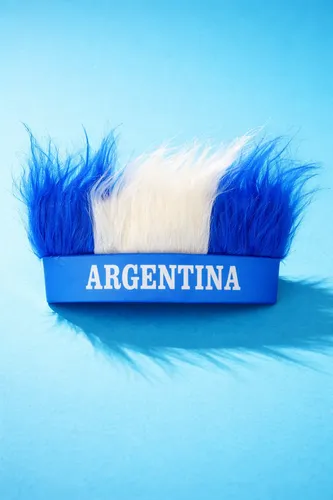 Vincha Argentina Con Pelo