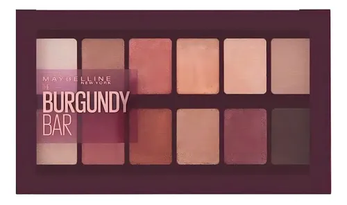 Paleta De Sombras Burgundy Bar Maybelline New