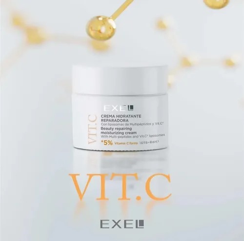 Exel Crema Hidratante Reparadora Con Multipéptidos Y Vit C